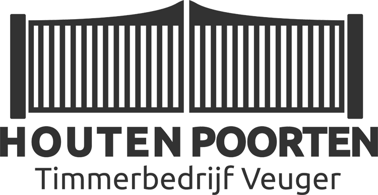 Logo houten poorten van Timmerbedrijf Veuger