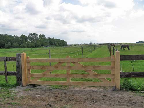 Houten landhekken - van Hout